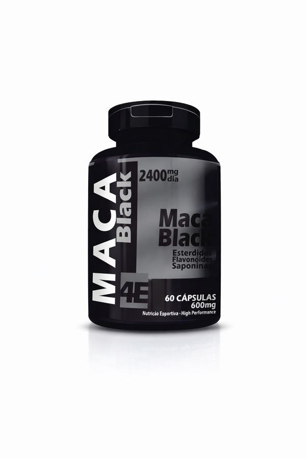 Maca Black 4E – 60 Cápsulas de 600mg